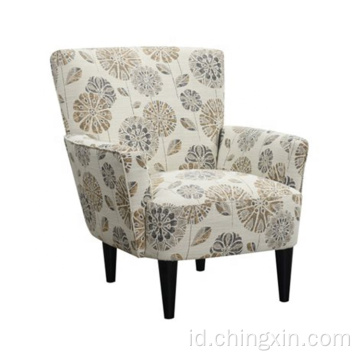 Kursi Lengan Multi Kain Taupe Modern